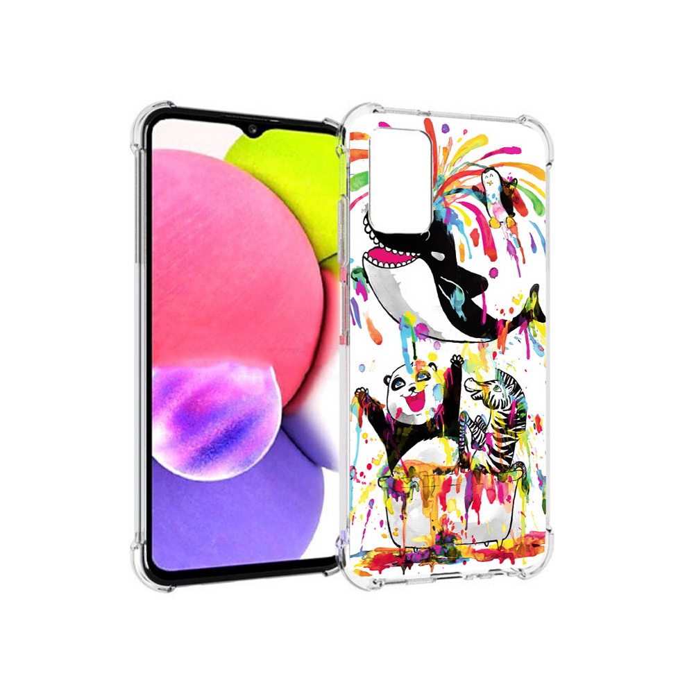 Чехол MyPads Tocco для Samsung Galaxy A03s Хиппи кит (PT162170.549.191), Прозрачный, Tocco 
Чехол MyPads Tocco для Samsung Galaxy A03s Хиппи кит (PT162170.549.191), Прозрачный, Tocco