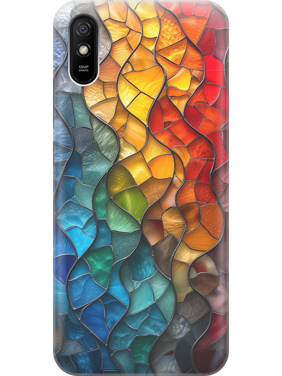 Силиконовый чехол на Xiaomi Redmi 9A с принтом "Разноцветный витраж", Прозрачный;желтый;синий;черный, 723276931
Силиконовый чехол на Xiaomi Redmi 9A с принтом "Разноцветный витраж", Прозрачный;желтый;синий;черный, 723276931