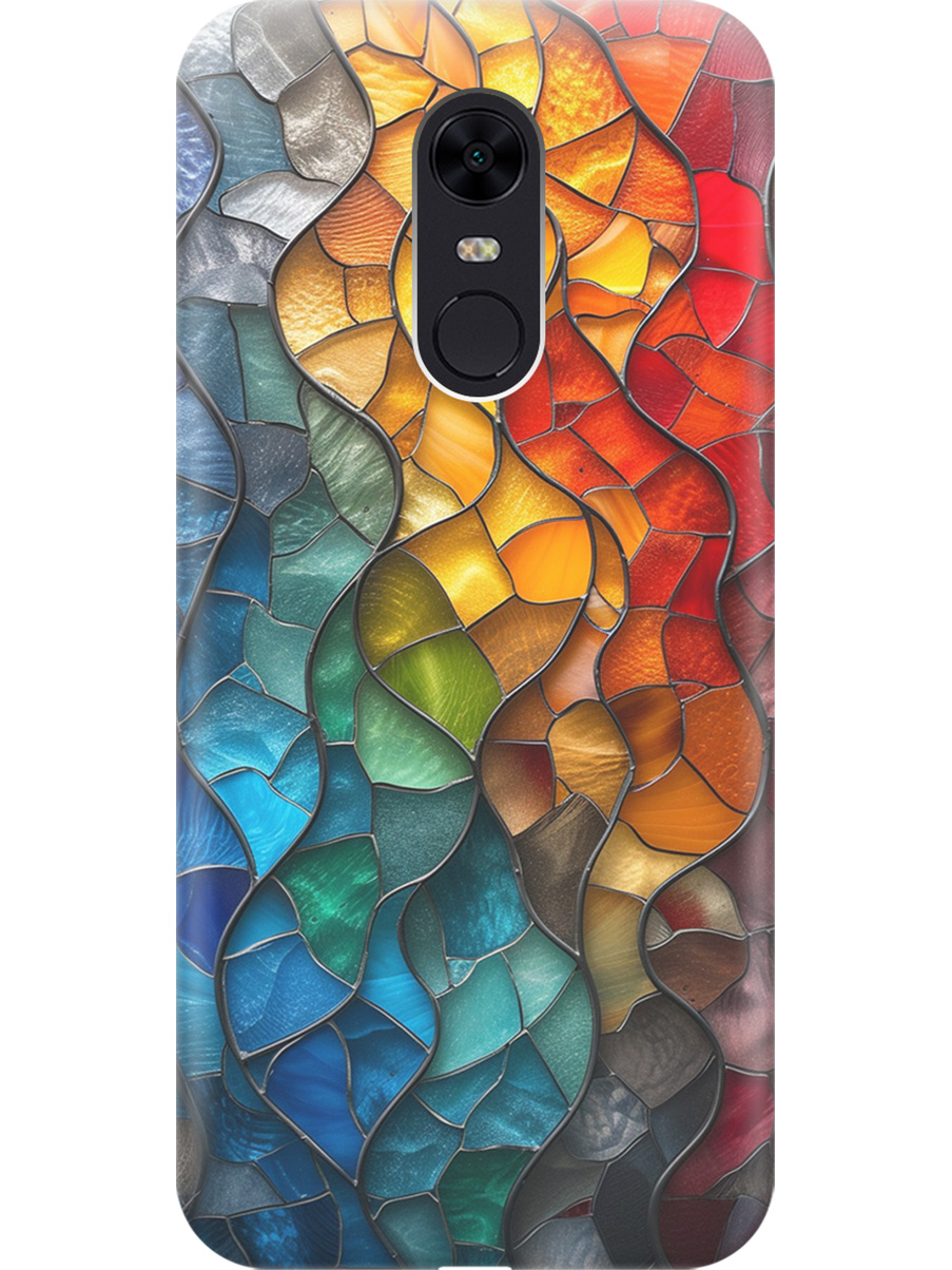 Силиконовый чехол на Xiaomi Redmi 5 Plus с принтом "Разноцветный витраж", Прозрачный;желтый;синий;черный, 717097531
Силиконовый чехол на Xiaomi Redmi 5 Plus с принтом "Разноцветный витраж", Прозрачный;желтый;синий;черный, 717097531