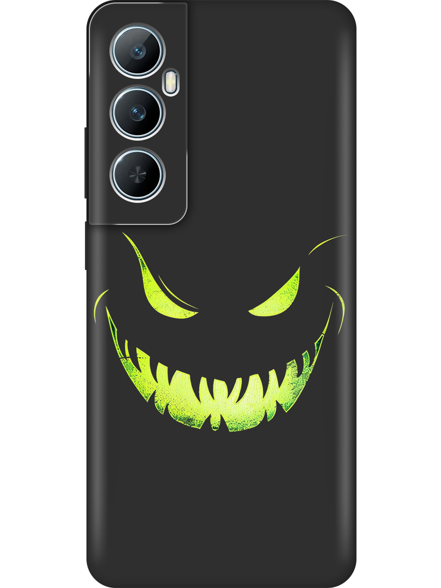 Силиконовый чехол на Realme C65 с принтом "Зловещая улыбка" матовый черный, Черный;зеленый, 783983872
Силиконовый чехол на Realme C65 с принтом "Зловещая улыбка" матовый черный, Черный;зеленый, 783983872