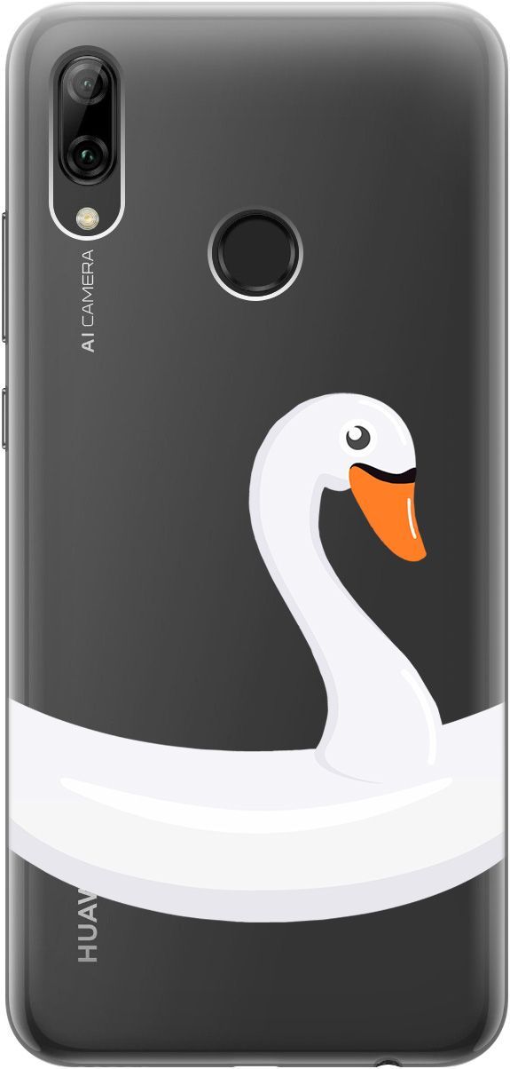 Чехол на Honor 10 Lite/Huawei P Smart (2019) "Swan Swim Ring" прозрачный, Прозрачный;белый, 5242
Чехол на Honor 10 Lite/Huawei P Smart (2019) "Swan Swim Ring" прозрачный, Прозрачный;белый, 5242