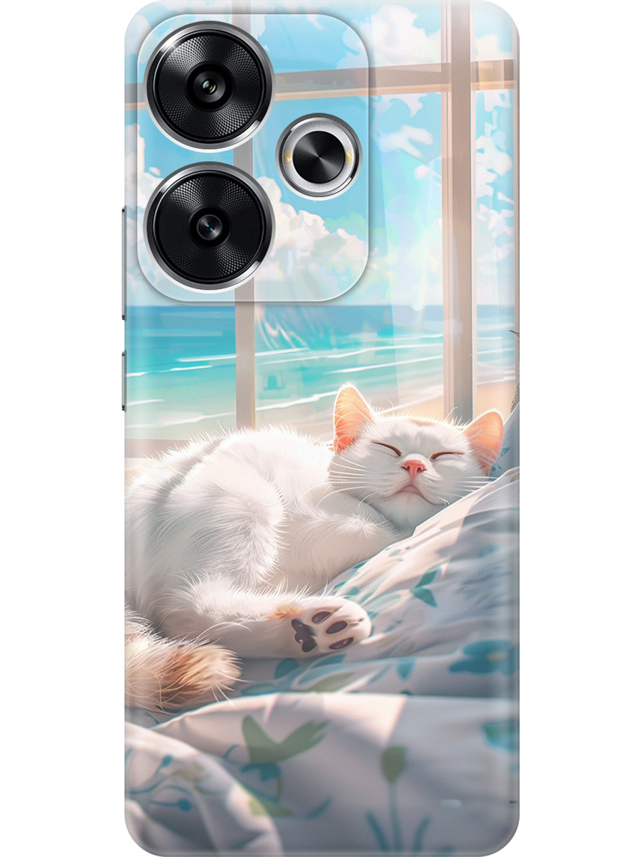 Силиконовый чехол на Xiaomi Redmi Turbo 3 / Poco F6 с принтом "Отдыхающий котик", Прозрачный;белый;голубой, 783980812
Силиконовый чехол на Xiaomi Redmi Turbo 3 / Poco F6 с принтом "Отдыхающий котик", Прозрачный;белый;голубой, 783980812