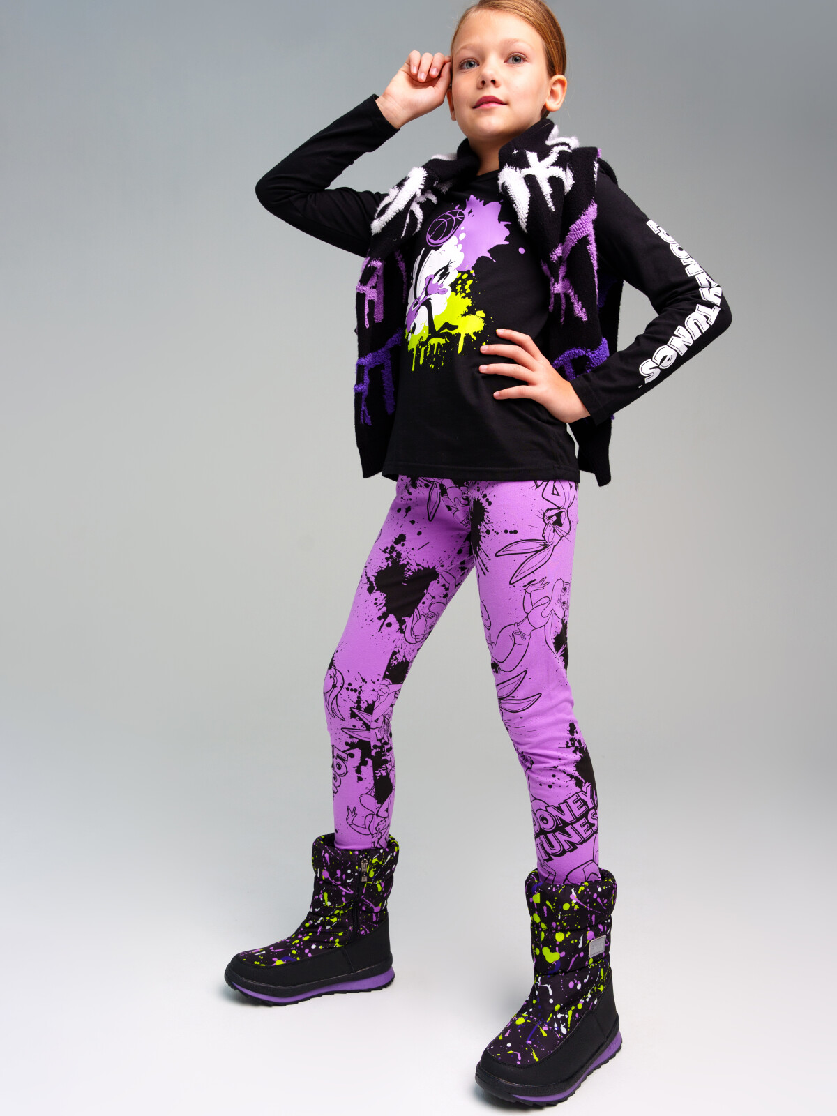 Леггинсы детские PlayToday 32441033, фиолетовый, 128, 32441033
Леггинсы детские PlayToday 32441033, фиолетовый, 128, 32441033