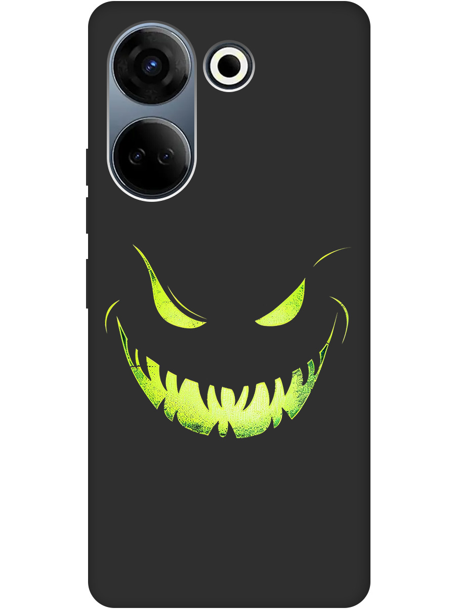 Силиконовый чехол на Tecno Camon 20 / 20 Pro с принтом "Зловещая улыбка" матовый черный, Черный;зеленый, 772566072
Силиконовый чехол на Tecno Camon 20 / 20 Pro с принтом "Зловещая улыбка" матовый черный, Черный;зеленый, 772566072