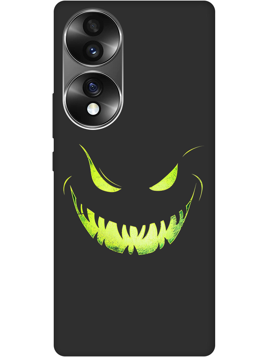 Силиконовый чехол на Honor 70 с принтом "Зловещая улыбка" матовый черный, Черный;зеленый, 740189272
Силиконовый чехол на Honor 70 с принтом "Зловещая улыбка" матовый черный, Черный;зеленый, 740189272