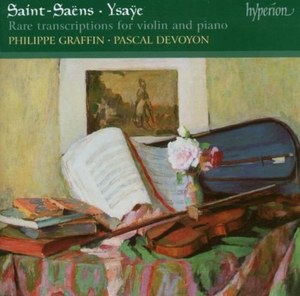 Saint-Saens / Ysaye: Rare transcriptions for violin & pianoю Philippe Graffin (violin), 1 CD
Saint-Saens / Ysaye: Rare transcriptions for violin & pianoю Philippe Graffin (violin), 1 CD