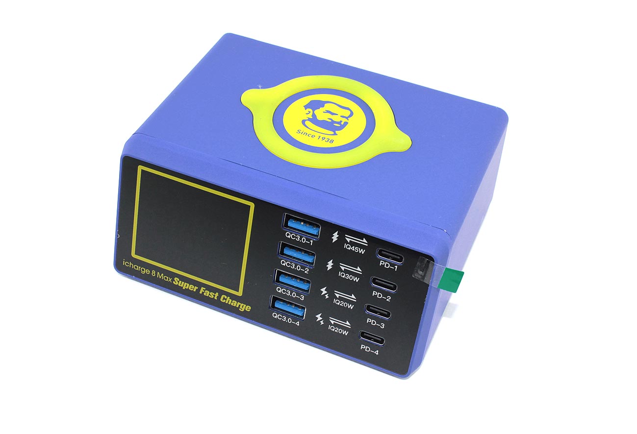 Сетевое зарядное устройство OEM Mechanic ICharge 8 Max 4xUSB, 4xUSB Type-C 5 А голубой, Mechanic ICharge 8 Max для 9-ти телефонов/ноутбуков с индикацией
Сетевое зарядное устройство OEM Mechanic ICharge 8 Max 4xUSB, 4xUSB Type-C 5 А голубой, Mechanic ICharge 8 Max для 9-ти телефонов/ноутбуков с индикацией