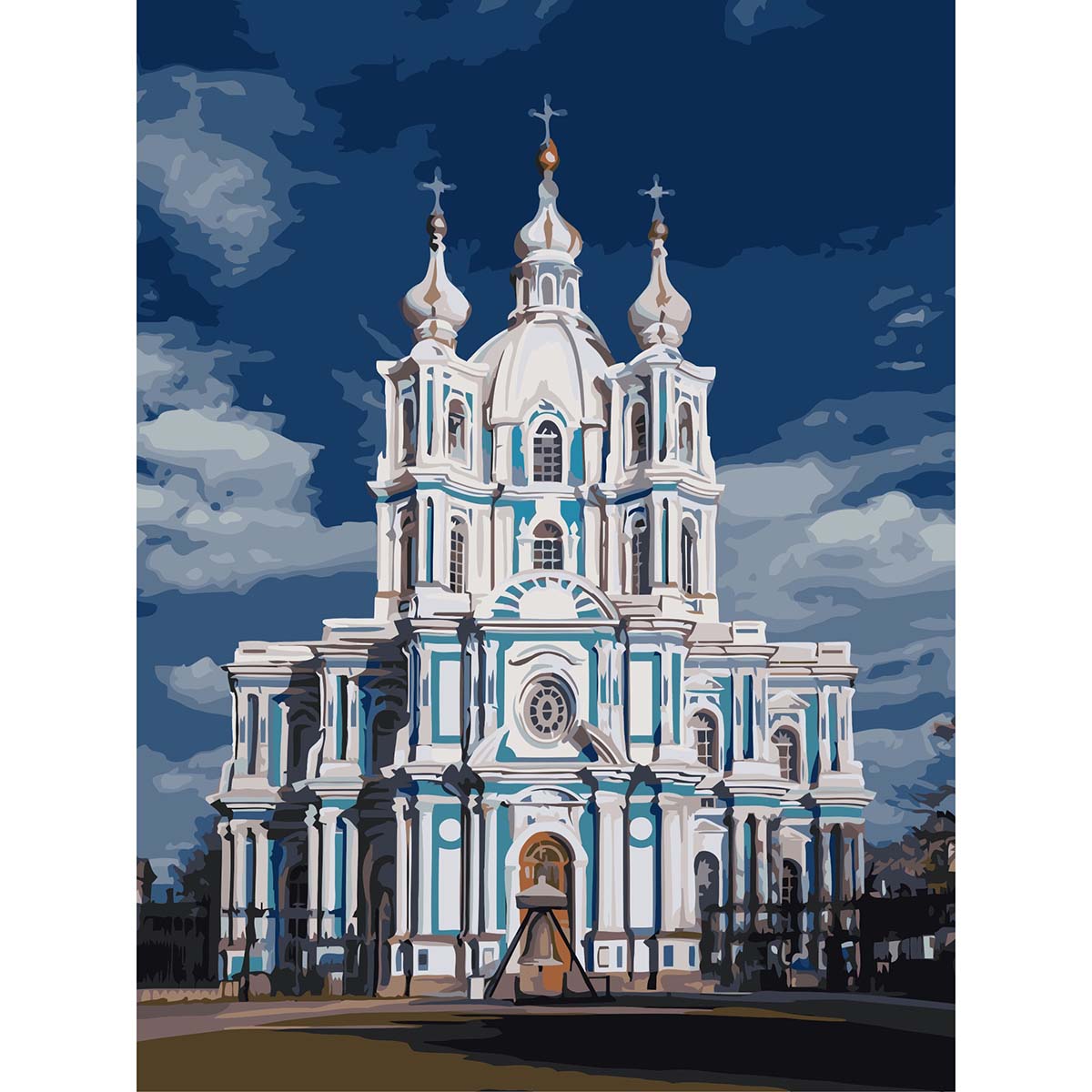ST049 - Набор для рисования по номерам Санкт-Петербург. Смольный собор, 30*40см, Cristyle
ST049 - Набор для рисования по номерам Санкт-Петербург. Смольный собор, 30*40см, Cristyle
