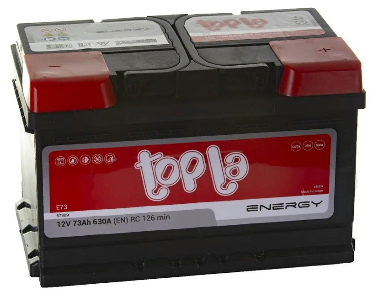 Аккумулятор Topla Energy 73 А/ч 630 А обр. пол. низкий 108073 Евро авто (278x175x175)
Аккумулятор Topla Energy 73 А/ч 630 А обр. пол. низкий 108073 Евро авто (278x175x175)