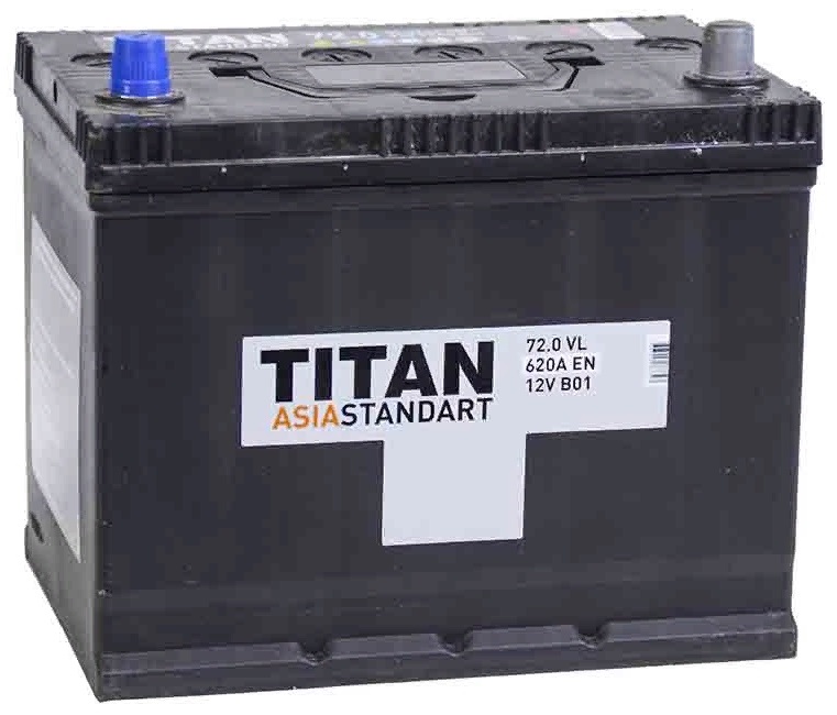 Аккумулятор TITAN ASIA STANDART 72 А/ч 620 A обр. пол. Азия авто (261x175x220) с борт
Аккумулятор TITAN ASIA STANDART 72 А/ч 620 A обр. пол. Азия авто (261x175x220) с борт