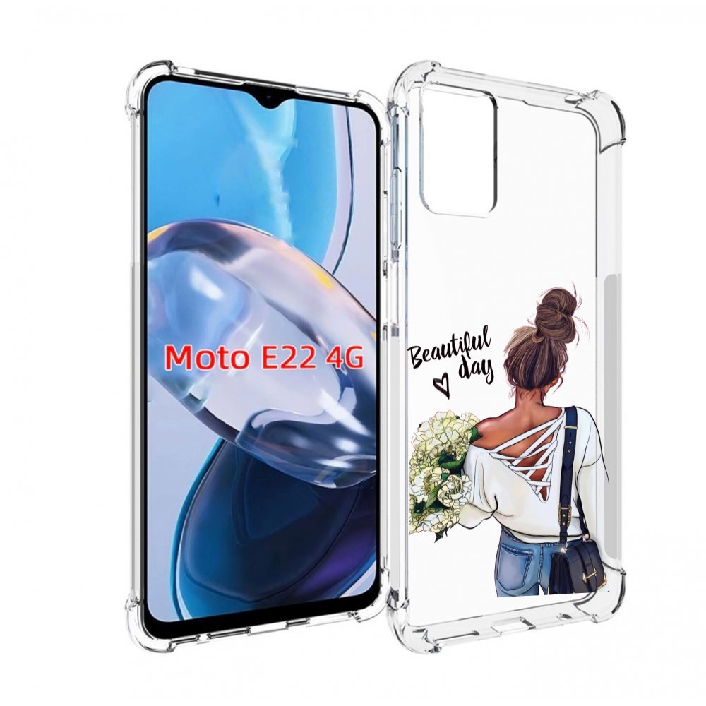 Чехол MyPads Прекрасный-день для Motorola Moto E22 4G / E22i 4G, Прозрачный, Tocco 
Чехол MyPads Прекрасный-день для Motorola Moto E22 4G / E22i 4G, Прозрачный, Tocco