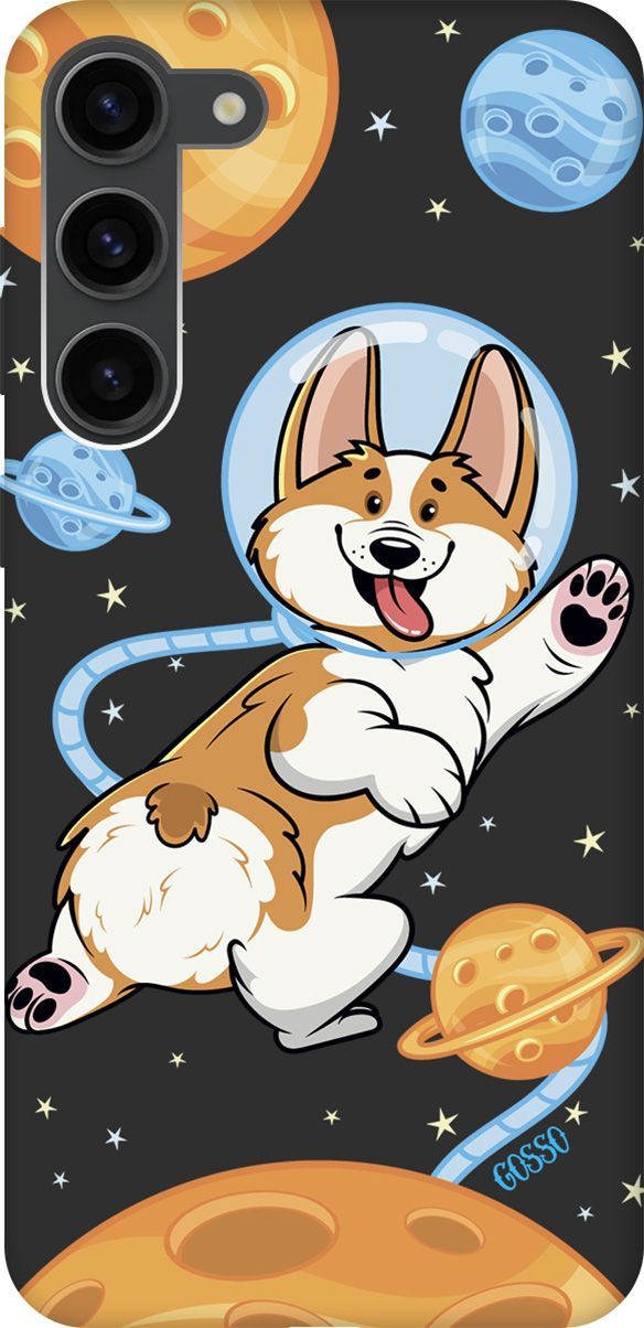 Чехол на Samsung Galaxy S23+ с 3D принтом "CosmoCorgi" черный, Черный;коричневый, 158390
Чехол на Samsung Galaxy S23+ с 3D принтом "CosmoCorgi" черный, Черный;коричневый, 158390