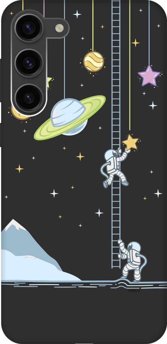 Чехол на Samsung Galaxy S23+ с 3D принтом "Ladder into Space" черный, Черный;белый, 158390
Чехол на Samsung Galaxy S23+ с 3D принтом "Ladder into Space" черный, Черный;белый, 158390
