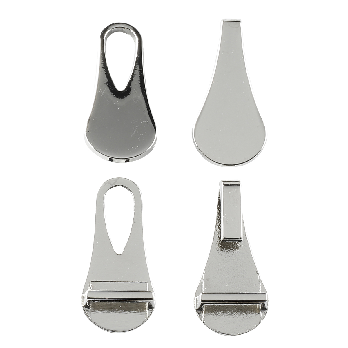 фото Гхн14549 крючок 12,3*47,6мм, никель, 10 шт айрис