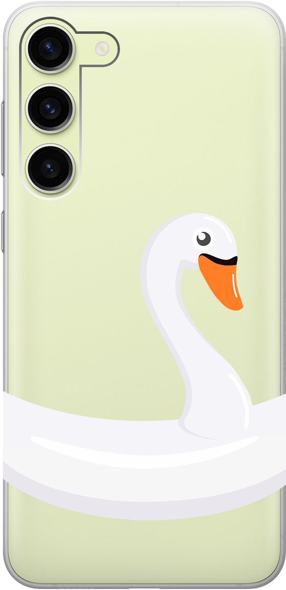 Чехол на Samsung Galaxy S23+ с 3D принтом "Swan Swim Ring" прозрачный, Прозрачный;белый, 158388
Чехол на Samsung Galaxy S23+ с 3D принтом "Swan Swim Ring" прозрачный, Прозрачный;белый, 158388