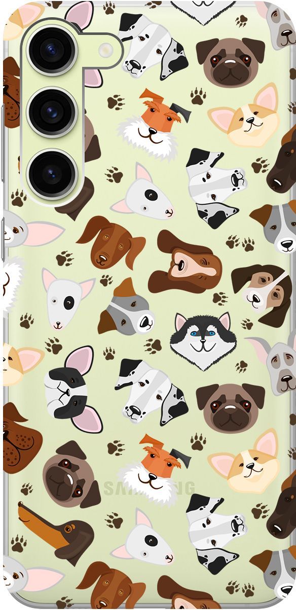 Чехол на Samsung Galaxy S23+ с 3D принтом "Dogs Pattern" прозрачный, Прозрачный;коричневый, 158388
Чехол на Samsung Galaxy S23+ с 3D принтом "Dogs Pattern" прозрачный, Прозрачный;коричневый, 158388