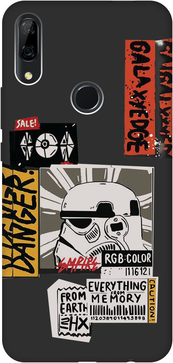 Чехол на Honor 9X/Huawei P Smart Z/Y9 Prime (2019) "Stormtrooper Stickers" черный, Черный;белый, 8378
Чехол на Honor 9X/Huawei P Smart Z/Y9 Prime (2019) "Stormtrooper Stickers" черный, Черный;белый, 8378