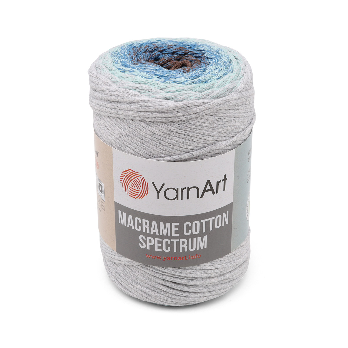 Пряжа для вязания YarnArt Macrame Cotton Spectrum 250г, 225м (1304), 4 мотка, Серый, 7733926
Пряжа для вязания YarnArt Macrame Cotton Spectrum 250г, 225м (1304), 4 мотка, Серый, 7733926