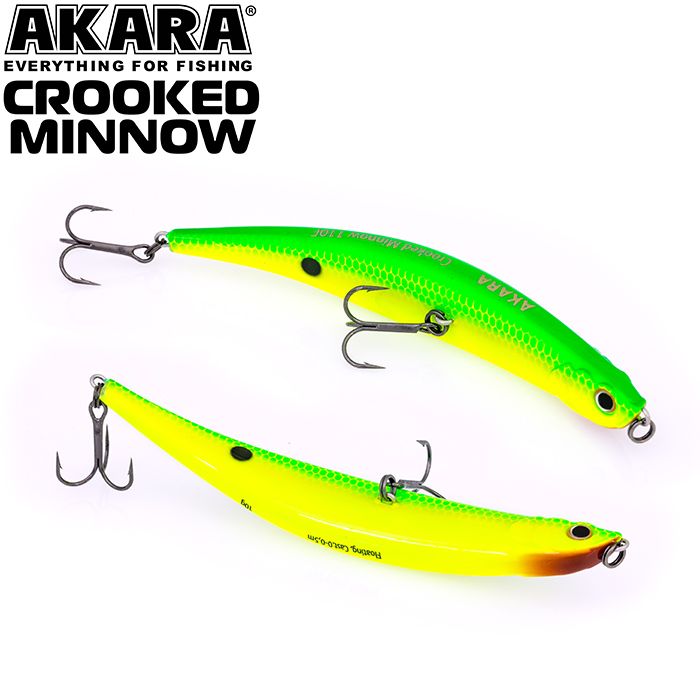 Воблер Akara Crooked Minnow 110F 10 гр 5/14 oz 4,3 in A31, Разноцветный, Crooked Minnow
Воблер Akara Crooked Minnow 110F 10 гр 5/14 oz 4,3 in A31, Разноцветный, Crooked Minnow