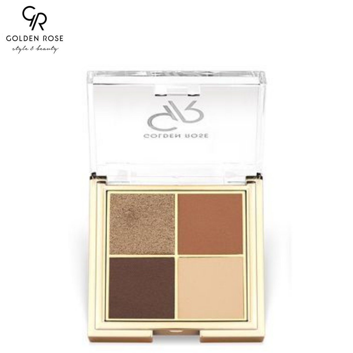 Тени Для Век Golden Rose Серии Quattro Eyeshadow Palette 04 Coffee Dream, Бежевый;золотистый;коричневый
Тени Для Век Golden Rose Серии Quattro Eyeshadow Palette 04 Coffee Dream, Бежевый;золотистый;коричневый