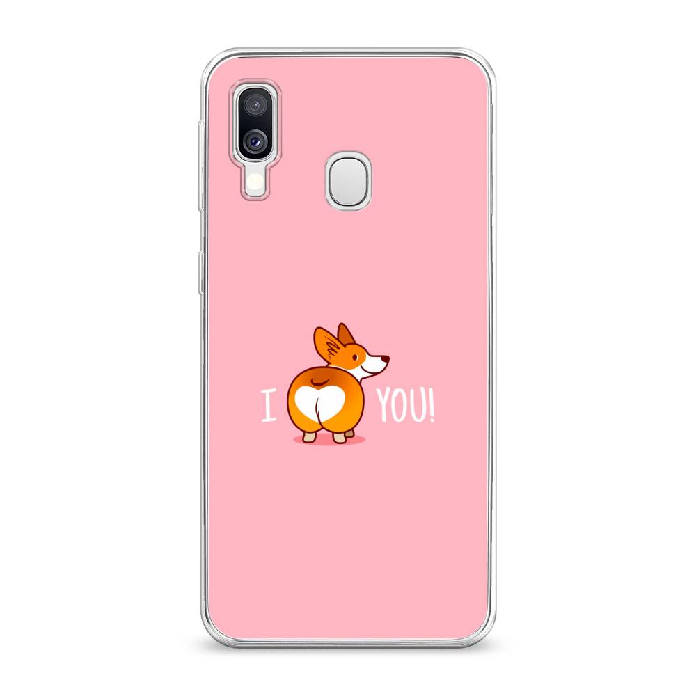 Чехол на Samsung Galaxy A40 "Корги I love you", Розовый;коричневый;белый, 28050-1 
Чехол на Samsung Galaxy A40 "Корги I love you", Розовый;коричневый;белый, 28050-1