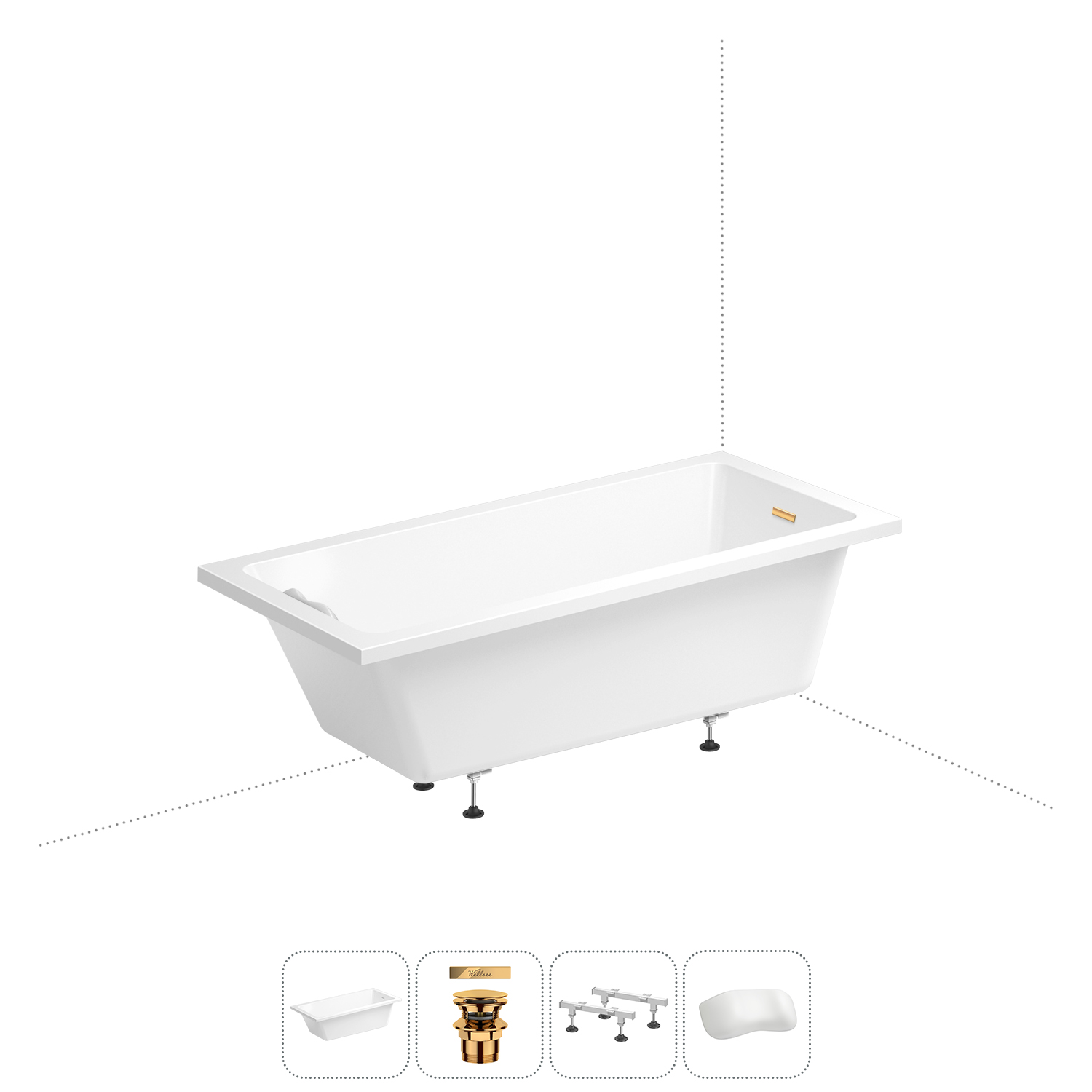 Акриловая ванна 150х80 см Wellsee FreeDom 2.0 20212814R, в наборе 4 в 1, Белый, FreeDom 2.0_bath_ветка_B_золото
Акриловая ванна 150х80 см Wellsee FreeDom 2.0 20212814R, в наборе 4 в 1, Белый, FreeDom 2.0_bath_ветка_B_золото