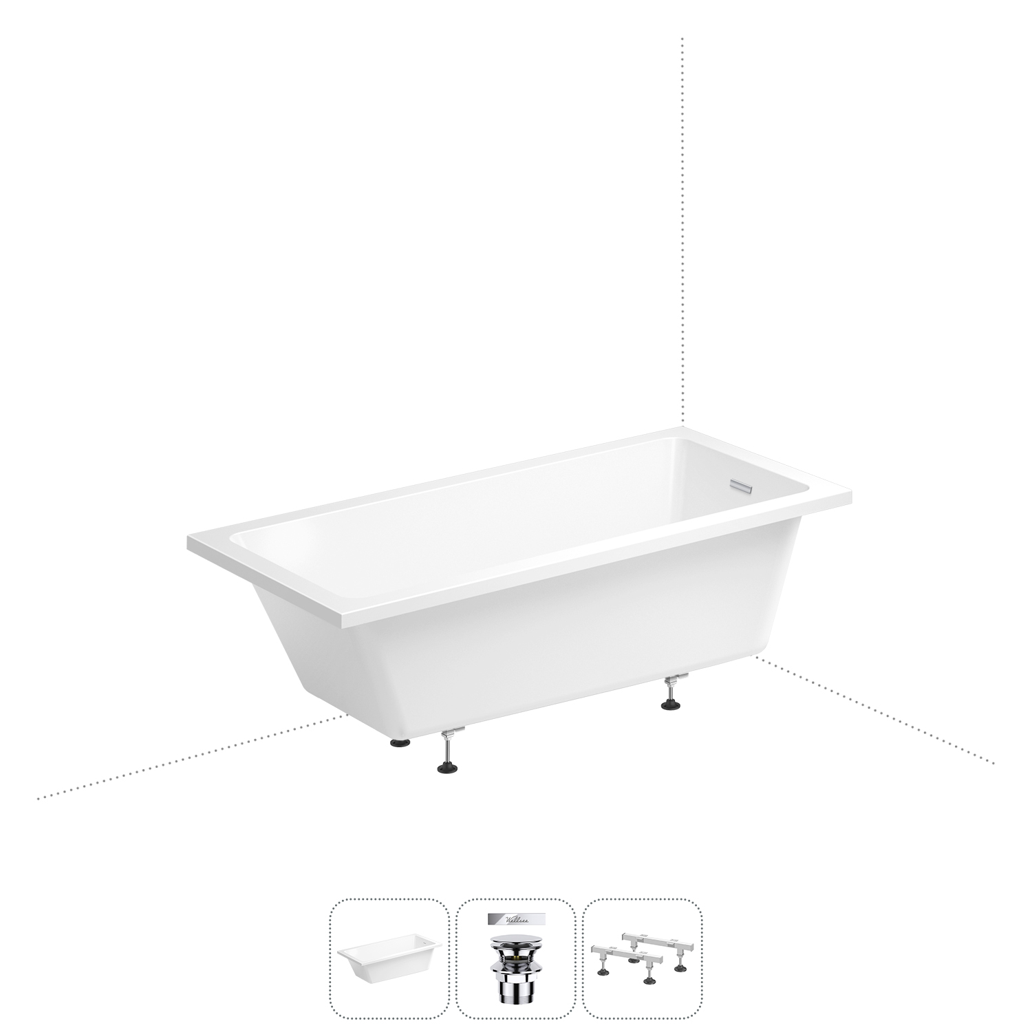 Акриловая ванна 165х80 см Wellsee FreeDom 2.0 20212794R, в наборе 3 в 1, Белый, FreeDom 2.0_bath_ветка_B_хром
Акриловая ванна 165х80 см Wellsee FreeDom 2.0 20212794R, в наборе 3 в 1, Белый, FreeDom 2.0_bath_ветка_B_хром