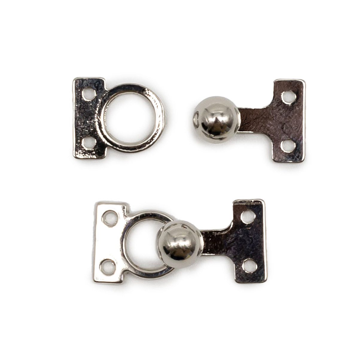 фото Гну14422 крючок 10*21мм (никель), 10 шт айрис