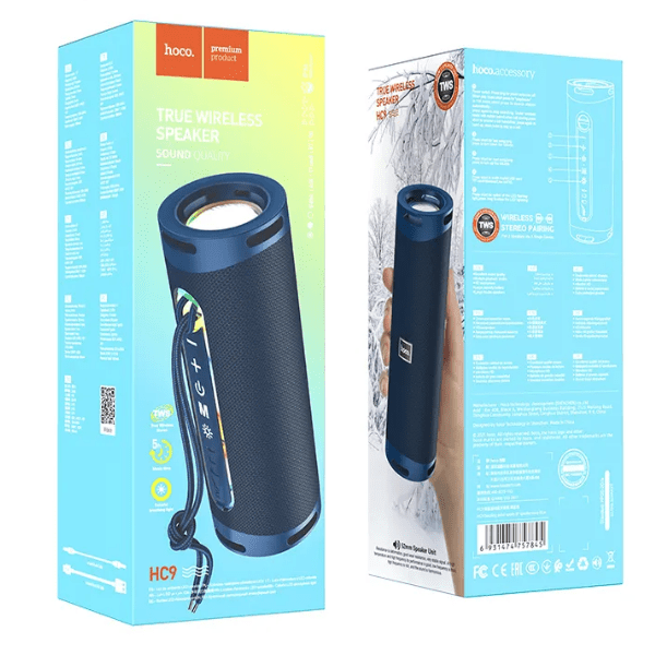 Портативная колонка Hoco HC9 синяя, Синий, Портативная акустика HOCO HC9 Bluetooth синяя
Портативная колонка Hoco HC9 синяя, Синий, Портативная акустика HOCO HC9 Bluetooth синяя