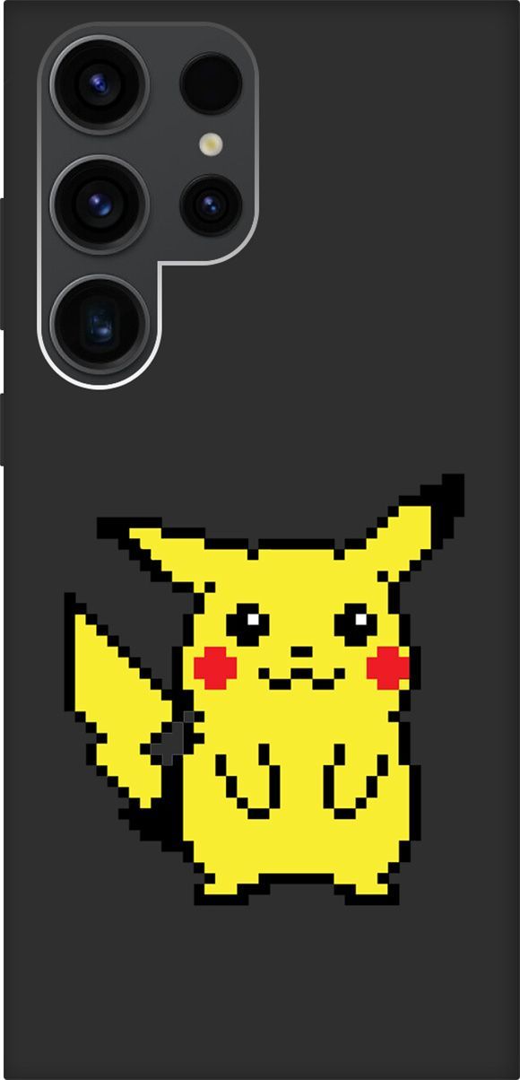 Чехол на Samsung Galaxy S23 Ultra с 3D принтом "Pixel Pikachu" черный, Черный;желтый, 158349
Чехол на Samsung Galaxy S23 Ultra с 3D принтом "Pixel Pikachu" черный, Черный;желтый, 158349