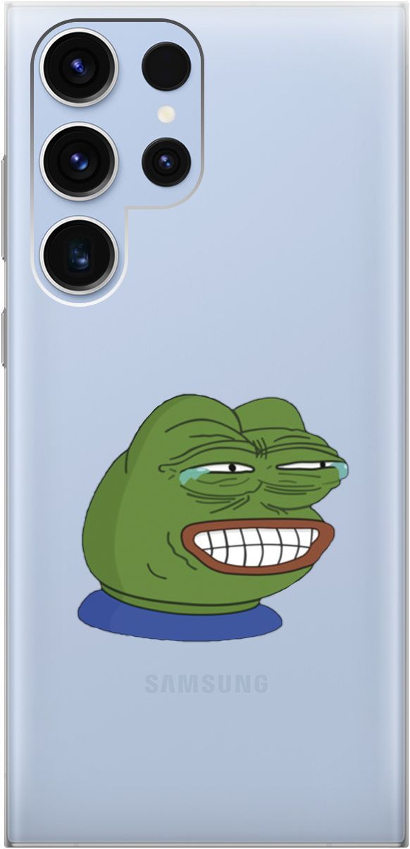 Чехол на Samsung Galaxy S23 Ultra "Pepe the Frog" прозрачный, Прозрачный;зеленый, 158346
Чехол на Samsung Galaxy S23 Ultra "Pepe the Frog" прозрачный, Прозрачный;зеленый, 158346