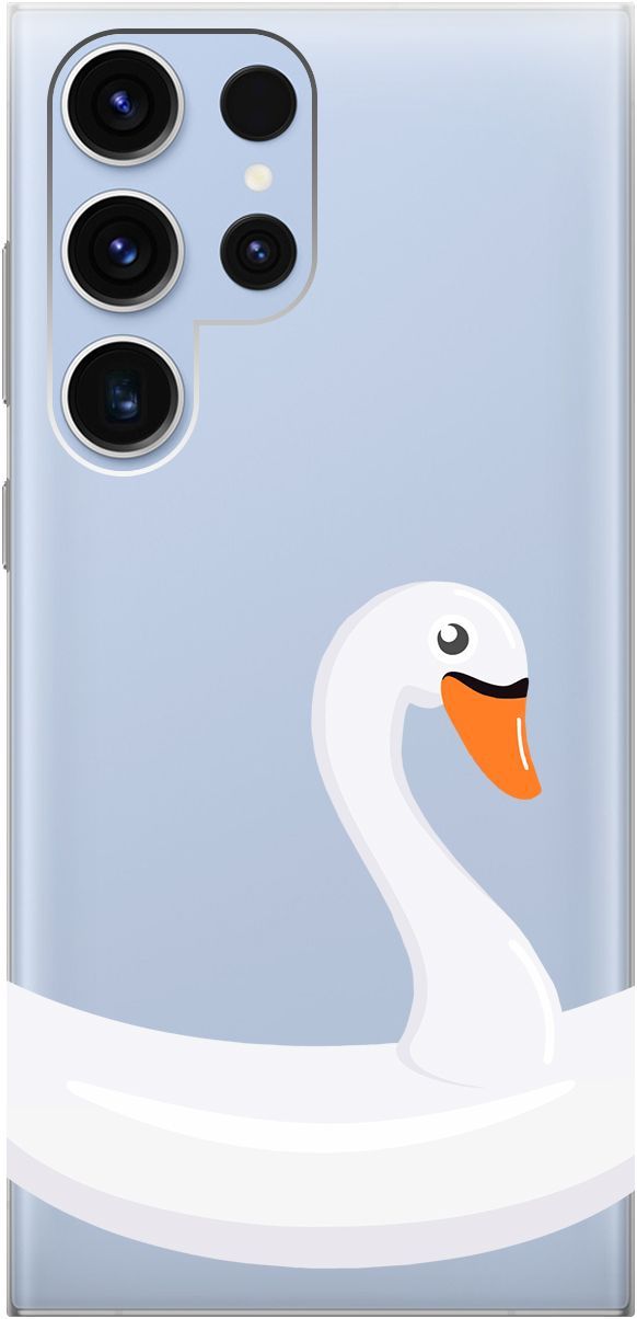 Чехол на Samsung Galaxy S23 Ultra "Swan Swim Ring" прозрачный, Прозрачный;белый, 158346
Чехол на Samsung Galaxy S23 Ultra "Swan Swim Ring" прозрачный, Прозрачный;белый, 158346