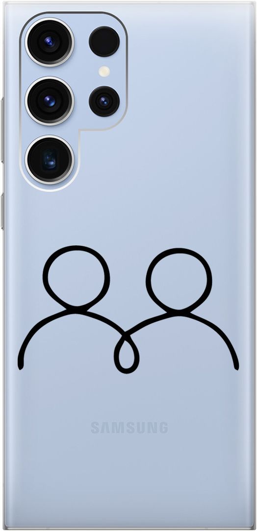 Чехол на Samsung Galaxy S23 Ultra "Couple Lines" прозрачный, Прозрачный;черный, 158346 
Чехол на Samsung Galaxy S23 Ultra "Couple Lines" прозрачный, Прозрачный;черный, 158346