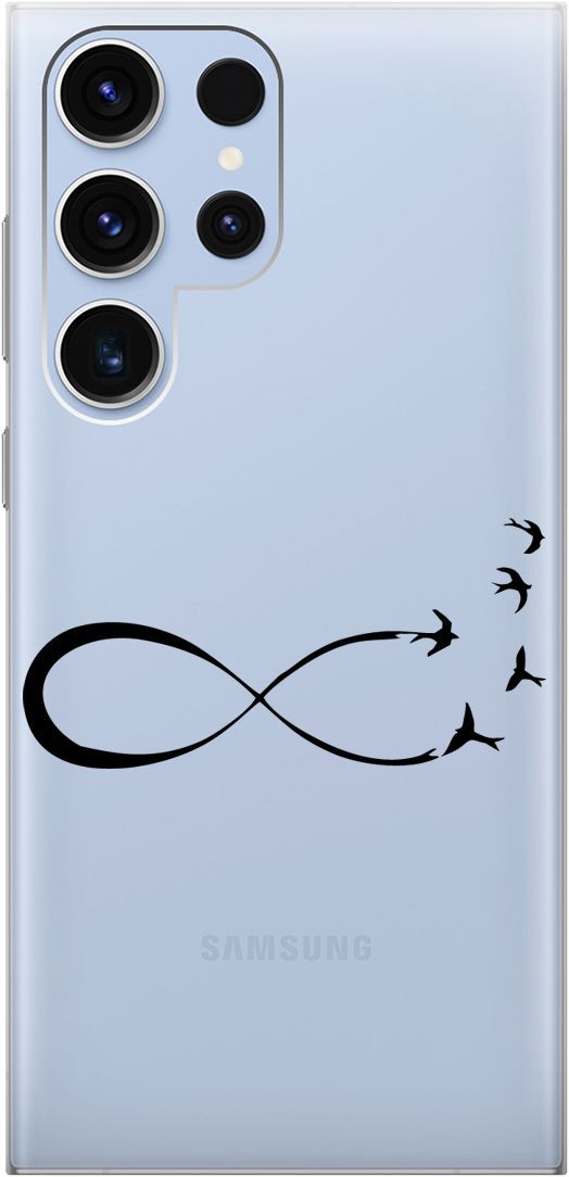 Чехол на Samsung Galaxy S23 Ultra с 3D принтом "Infinity" прозрачный, Прозрачный;черный, 158346
Чехол на Samsung Galaxy S23 Ultra с 3D принтом "Infinity" прозрачный, Прозрачный;черный, 158346