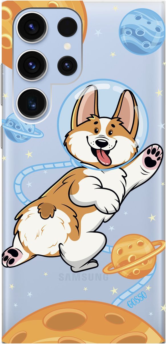 Чехол на Samsung Galaxy S23 Ultra "CosmoCorgi" прозрачный, Прозрачный;коричневый, 158345
Чехол на Samsung Galaxy S23 Ultra "CosmoCorgi" прозрачный, Прозрачный;коричневый, 158345
