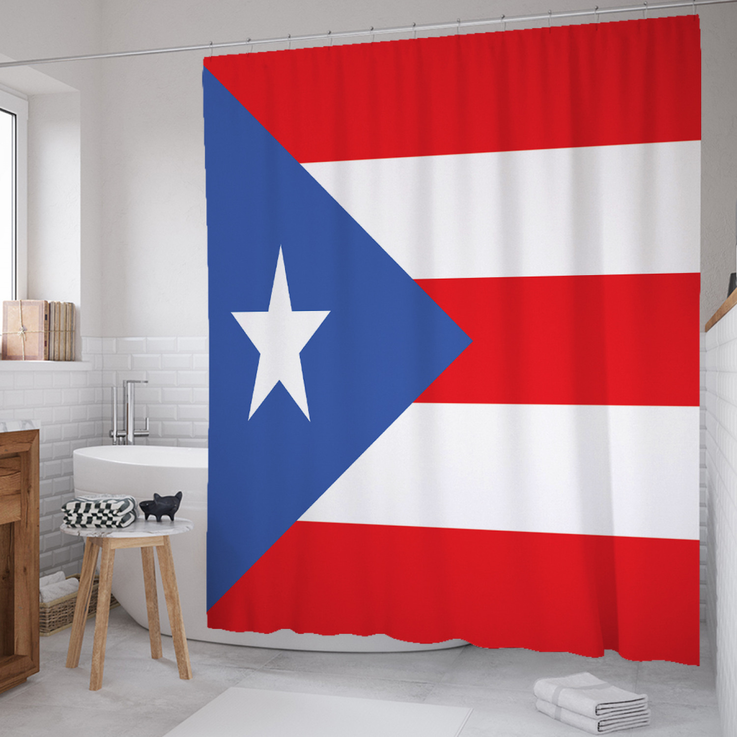 Штора для ванной JoyArty "Флаг Пуэрто-Рико вектор" из сатена, 180х200 см с крючками, Красный, Флаг Пуэрто-Рико вектор
Штора для ванной JoyArty "Флаг Пуэрто-Рико вектор" из сатена, 180х200 см с крючками, Красный, Флаг Пуэрто-Рико вектор