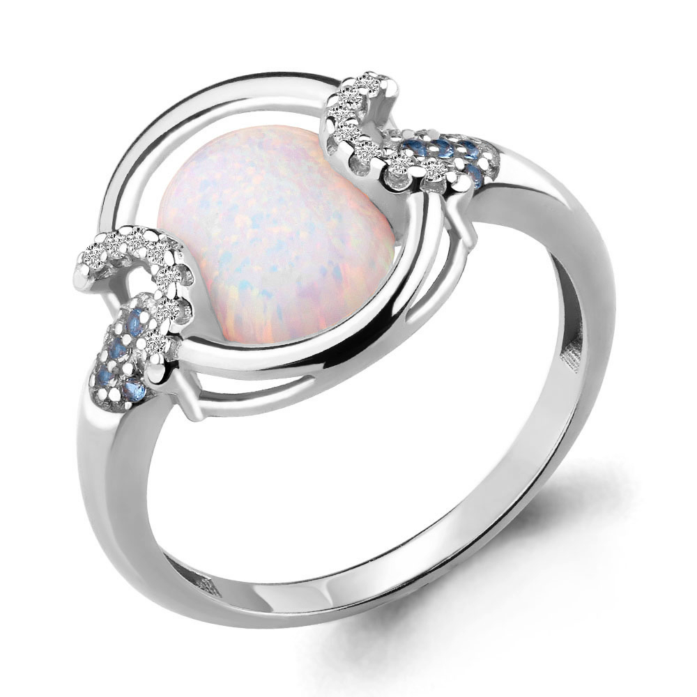 Кольцо из серебра с фианитом/топазом искусственным р., Aquamarine 6599198Б, 6599198Б_925_р
Кольцо из серебра с фианитом/топазом искусственным р., Aquamarine 6599198Б, 6599198Б_925_р