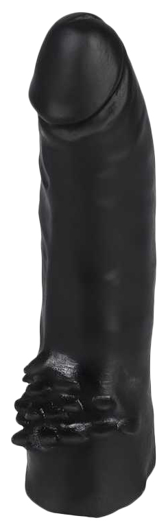 фото Черная насадка harness для трусиков с плугом №10 - 17 см. сумерки богов