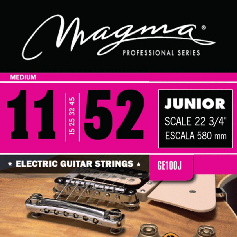 Комплект струн для короткомензурной электрогитары 22 3/4" 11-52 Magma Strings GE100J, GE100J
Комплект струн для короткомензурной электрогитары 22 3/4" 11-52 Magma Strings GE100J, GE100J
