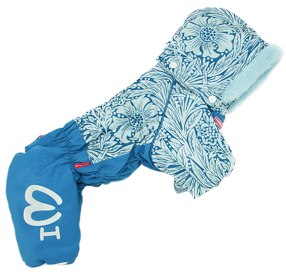 фото Комбинезон для собак for my dogs fw836-2020, мужской, голубой, 12, длина спины 27 см