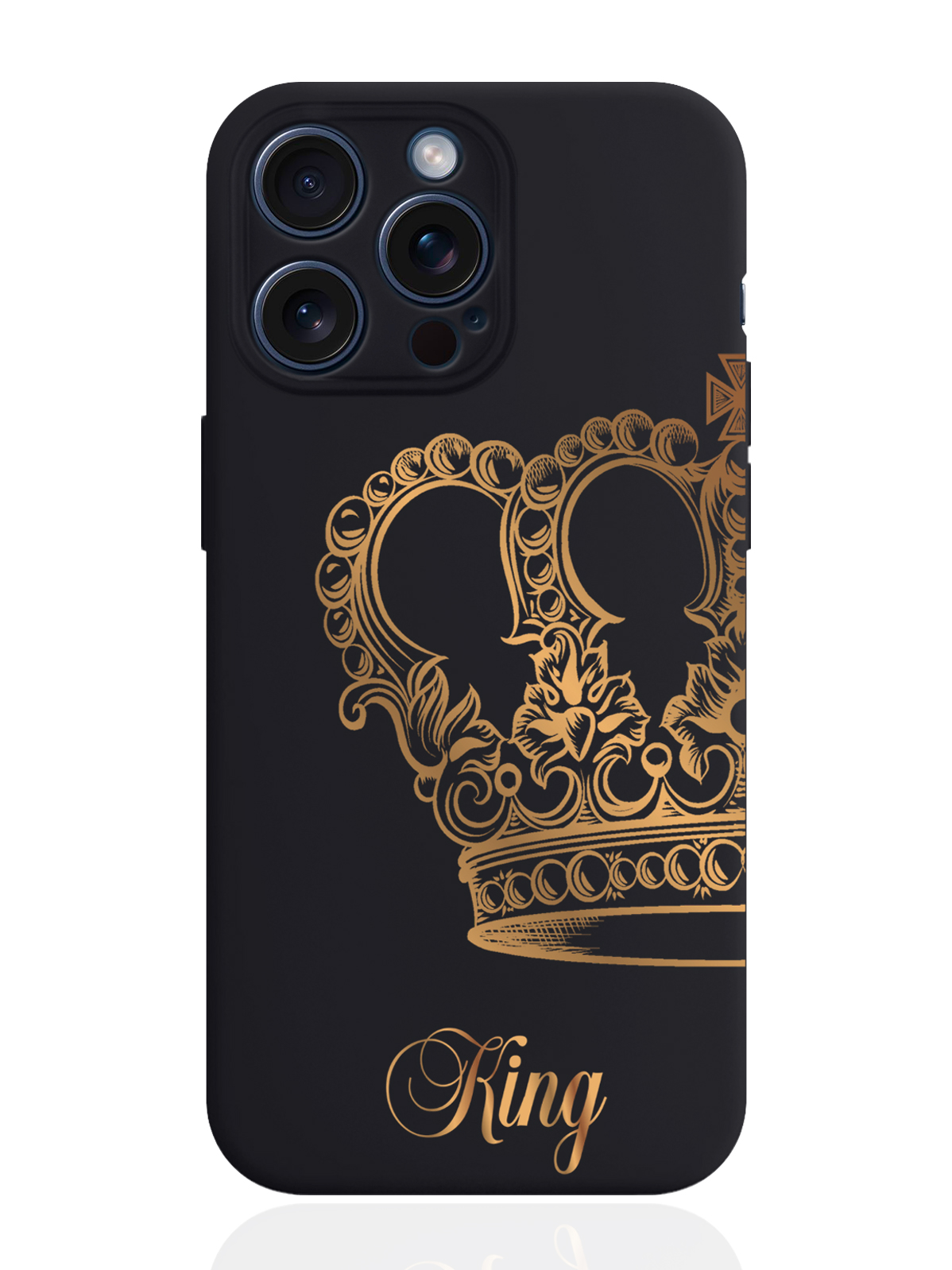 Чехол для смартфона iPhone 15 Pro Max Парный чехол корона King силиконовый черный, Черный;золотой
Чехол для смартфона iPhone 15 Pro Max Парный чехол корона King силиконовый черный, Черный;золотой