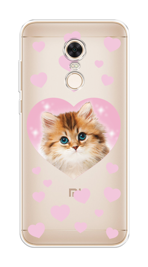 Чехол на Xiaomi Redmi 5 Plus "Котенок в сердце", Розовый;оранжевый;белый;прозрачный, 33150-1
Чехол на Xiaomi Redmi 5 Plus "Котенок в сердце", Розовый;оранжевый;белый;прозрачный, 33150-1