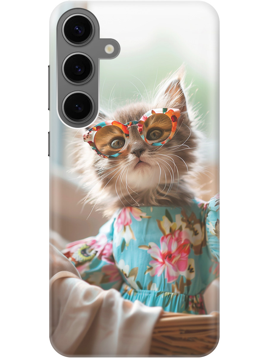 Силиконовый чехол на Samsung Galaxy S24+ с рисунком "Кошечка в голубом платье", Белый;голубой;серый, 20011906
Силиконовый чехол на Samsung Galaxy S24+ с рисунком "Кошечка в голубом платье", Белый;голубой;серый, 20011906