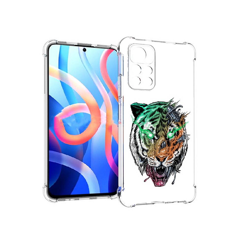 Чехол MyPads Tocco для Xiaomi Poco M4 Pro 5G робо-тигр (PT200061.301.584), Прозрачный, Tocco
Чехол MyPads Tocco для Xiaomi Poco M4 Pro 5G робо-тигр (PT200061.301.584), Прозрачный, Tocco