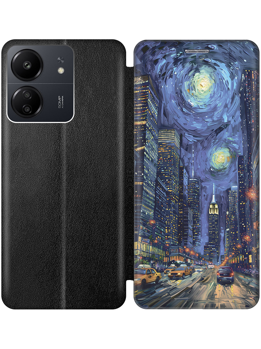 Чехол-книжка на Xiaomi Redmi 13C, Poco C65 с принтом "Ночной проспект" черный, Черный;синий, 777767710
Чехол-книжка на Xiaomi Redmi 13C, Poco C65 с принтом "Ночной проспект" черный, Черный;синий, 777767710