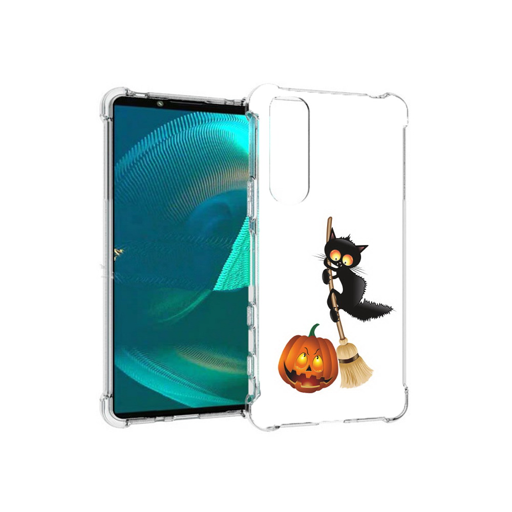 Чехол MyPads Tocco для Sony Xperia 5 III хэлуинский котик (PT172137.231.667), Прозрачный, Tocco
Чехол MyPads Tocco для Sony Xperia 5 III хэлуинский котик (PT172137.231.667), Прозрачный, Tocco