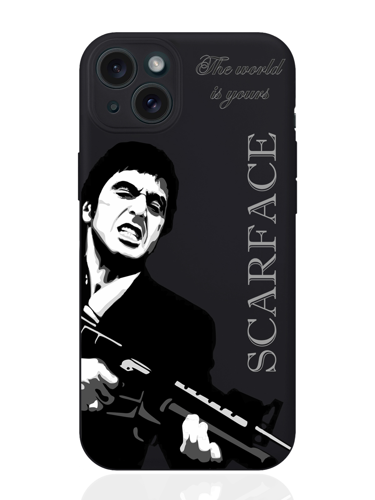 Чехол для смартфона iPhone 15 Plus Scarface/ Лицо со шрамом силиконовый черный, Серый;черный
Чехол для смартфона iPhone 15 Plus Scarface/ Лицо со шрамом силиконовый черный, Серый;черный