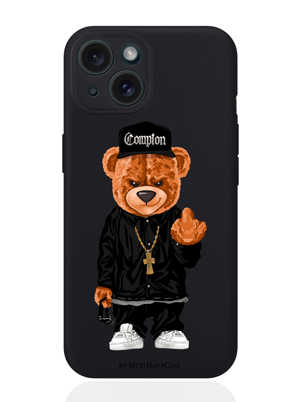 Чехол для смартфона iPhone 15 Мишка Compton силиконовый черный, Коричневый;черный;белый
Чехол для смартфона iPhone 15 Мишка Compton силиконовый черный, Коричневый;черный;белый