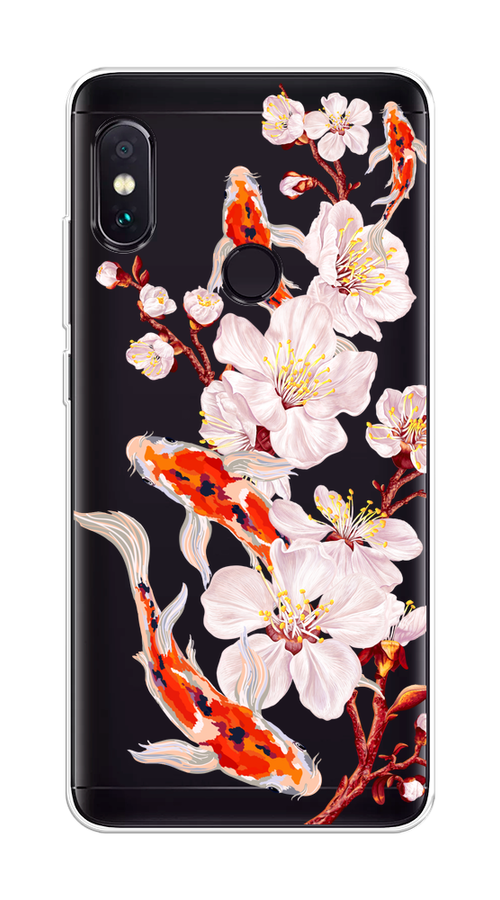 Чехол на Xiaomi Redmi Note 5/Note 5 Pro "Карпы и сакура", Оранжевый;розовый;бежевый;прозрачный, 32750-1
Чехол на Xiaomi Redmi Note 5/Note 5 Pro "Карпы и сакура", Оранжевый;розовый;бежевый;прозрачный, 32750-1