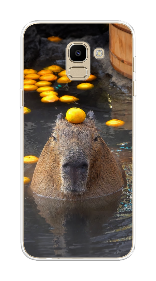 Чехол на Samsung Galaxy J6 2018 "Капибара отдыхает", Коричневый;оранжевый;серый, 26150-1
Чехол на Samsung Galaxy J6 2018 "Капибара отдыхает", Коричневый;оранжевый;серый, 26150-1